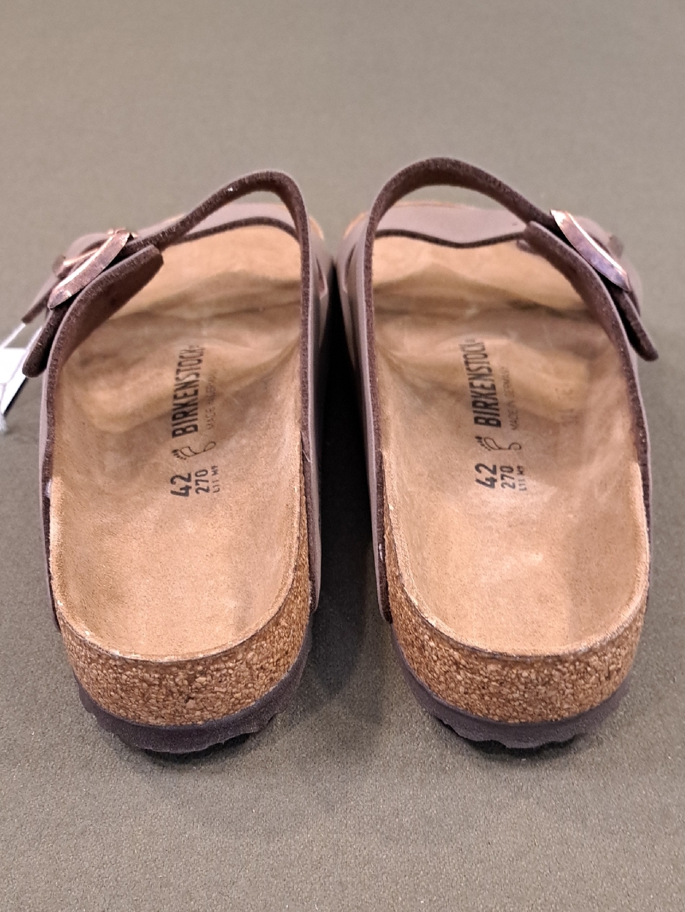 Birkenstock Arizona  Birkibuc - Color: Mocca - Size: Men 9 - Picture 6 of 10